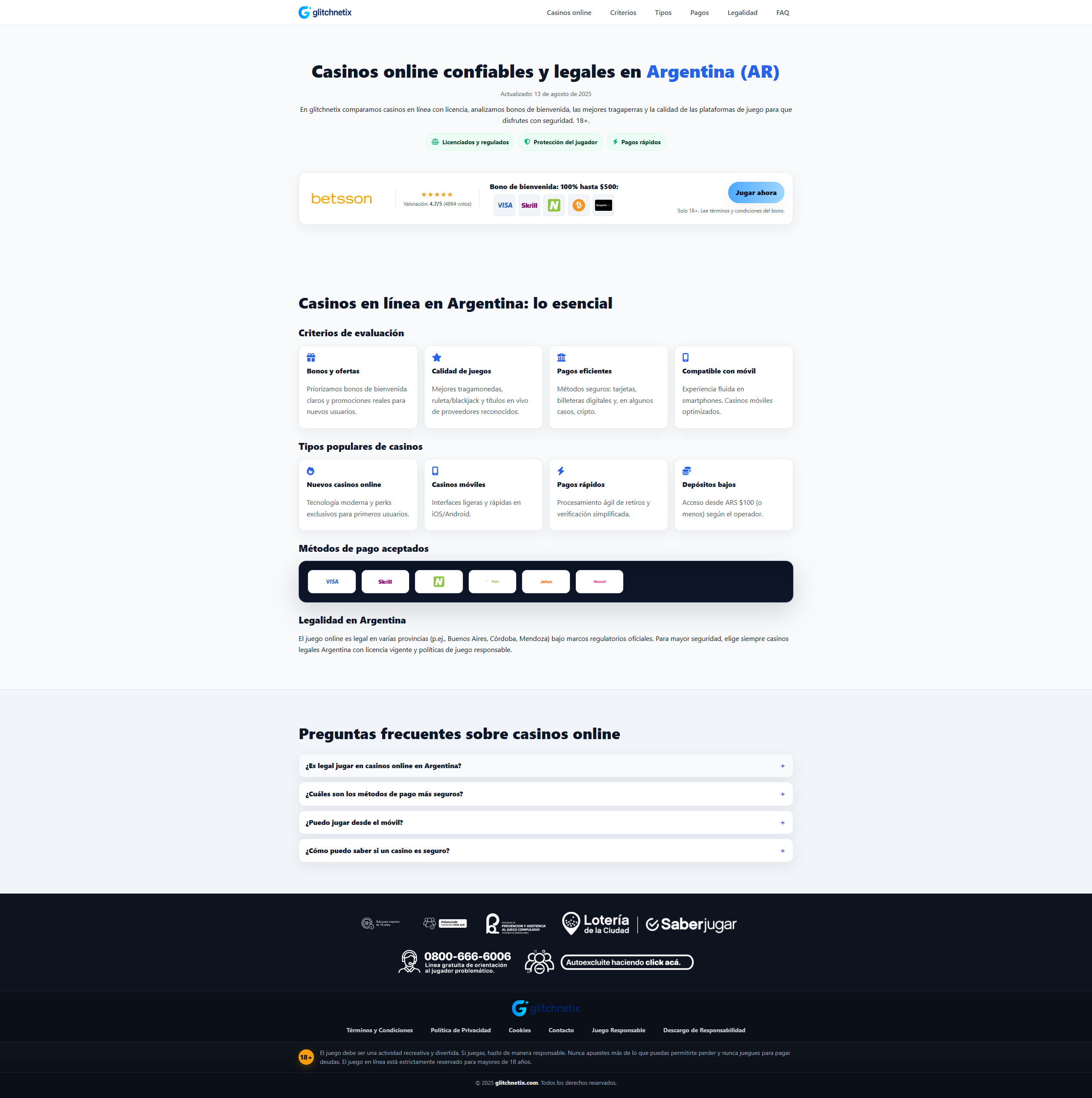 WordPress promo site preview